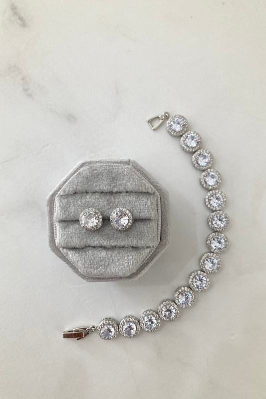 Set de Aretes Génesis y Pulsera Tania