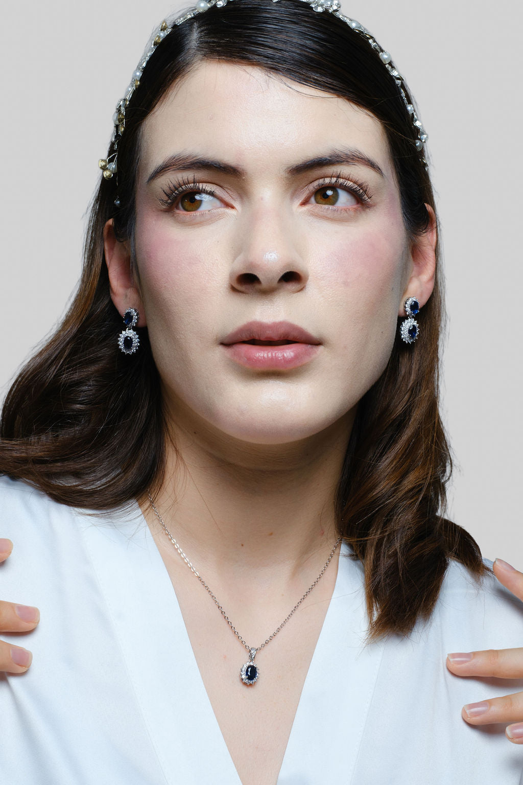 Set de Aretes Tamara y Collar Bianca