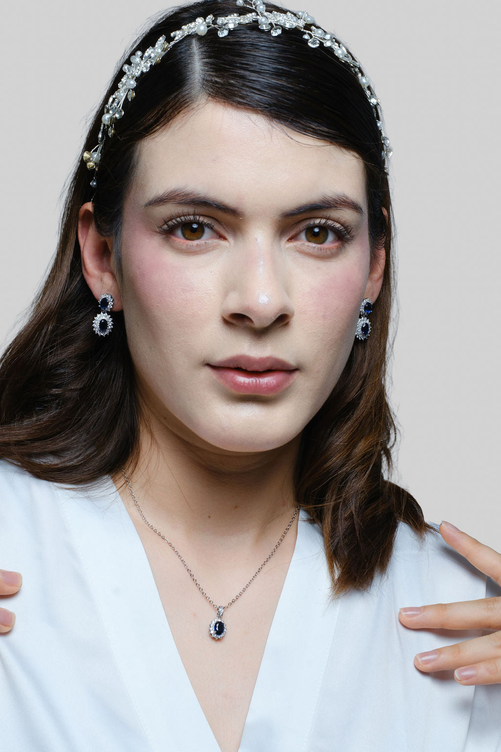 Set de Aretes Tamara y Collar Bianca