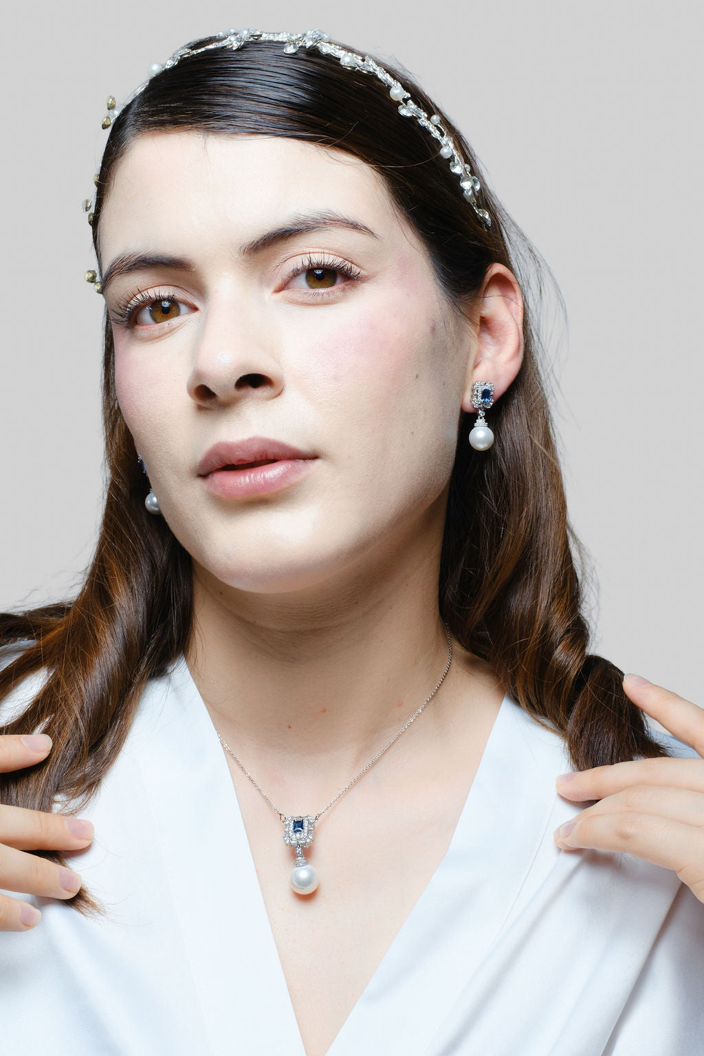 Set de Aretes y Collar Priscila