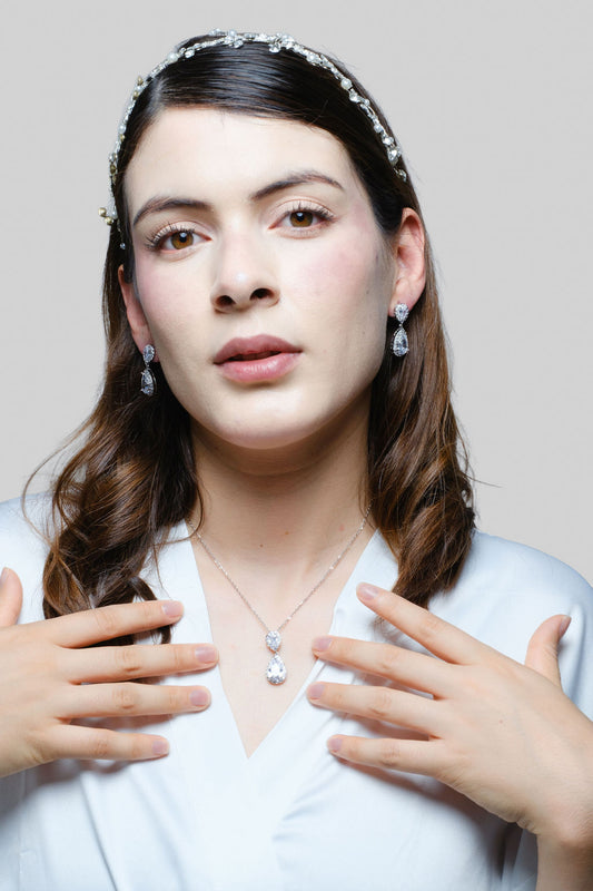 Set de Aretes y Collar Janna